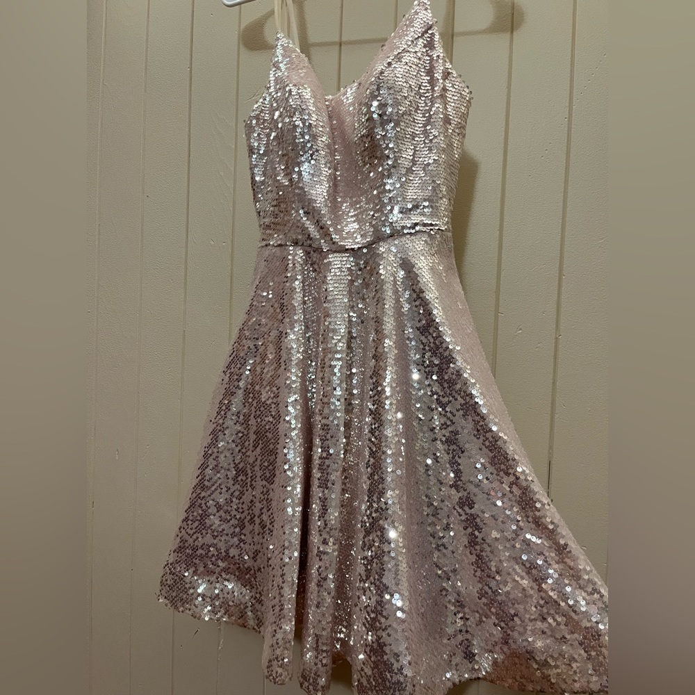 Cinderella Divine Light Pink Sequin Dress
